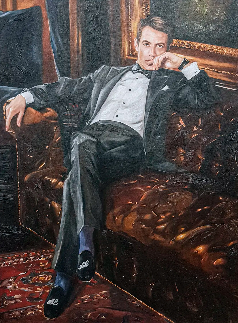 Мужской портрет по фотографии: подарок, который удивит 4