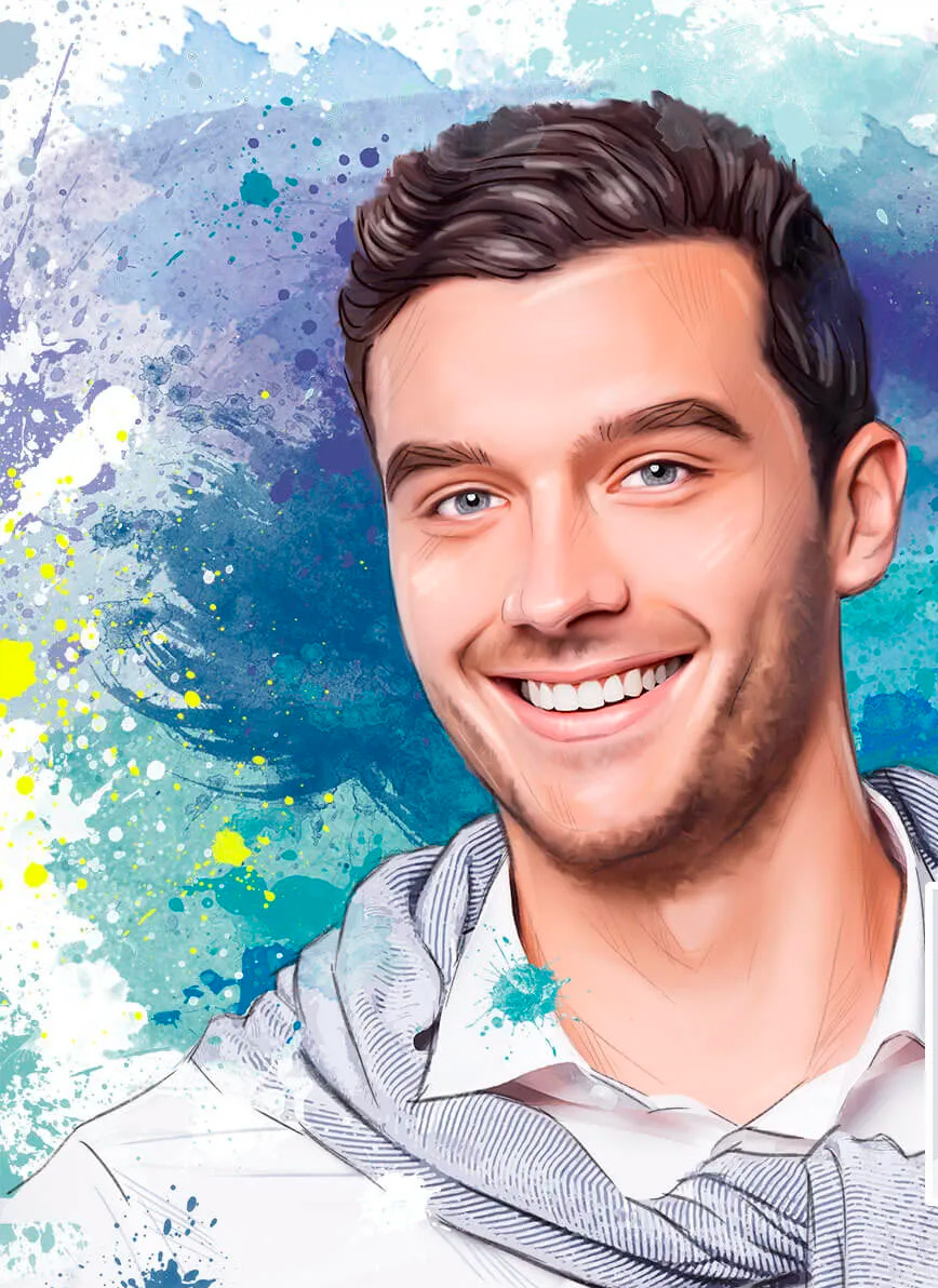 Превратим ваше фото в уникальный портрет Поп-арт стилизация