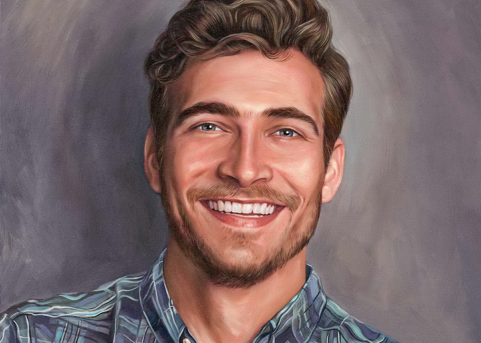 Классический портрет маслом на холсте 2