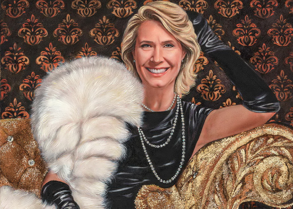 Классический портрет маслом на холсте 4