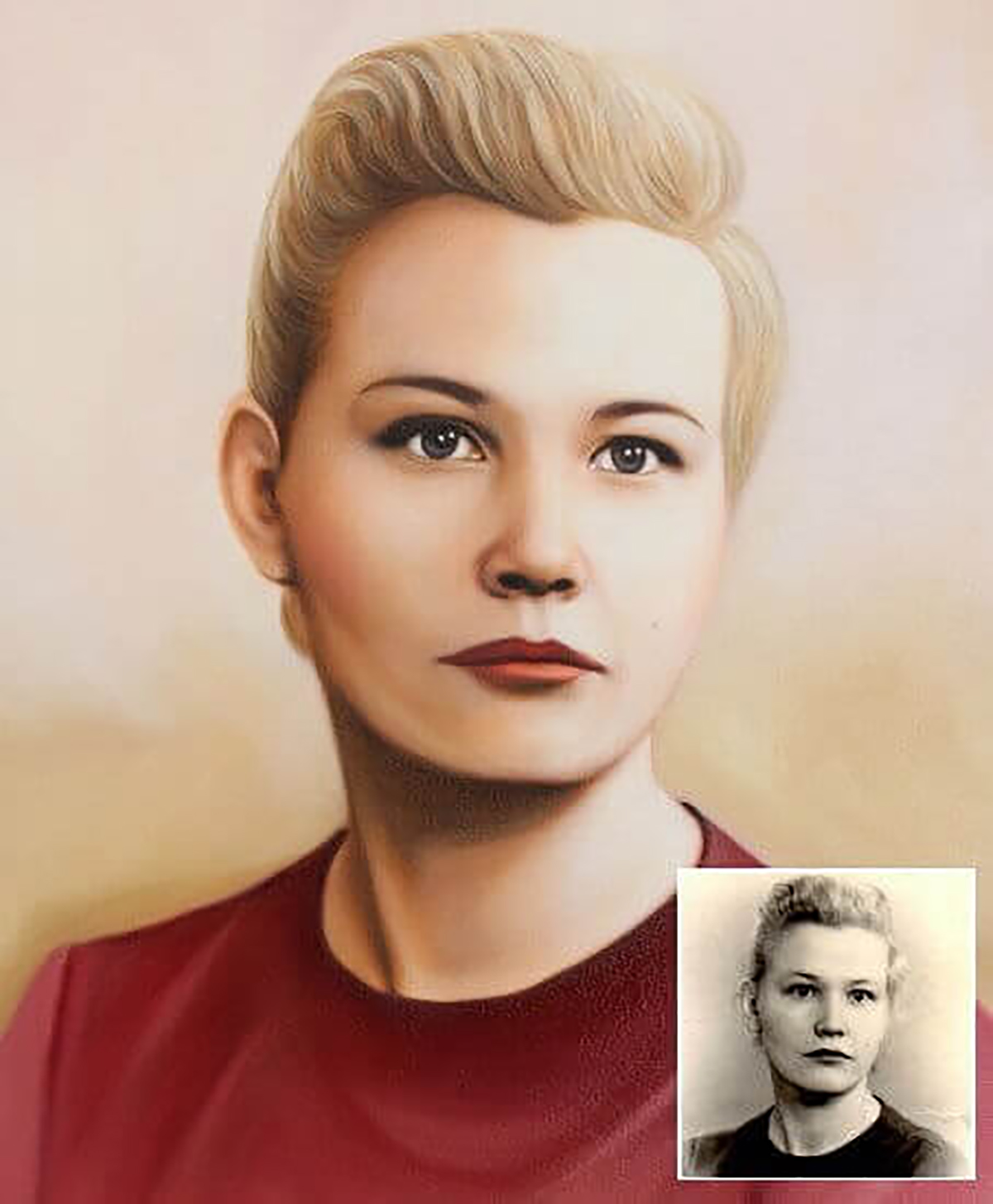 Портрет маслом в образе