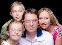 Многофигурный портрет маслом 2