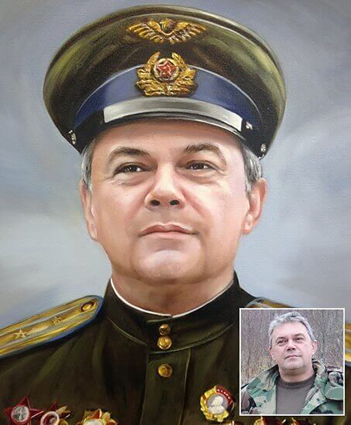 Портрет маслом в стиле мастихин 