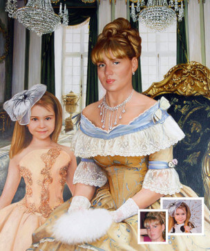 Портрет маслом из старых фотографий 2