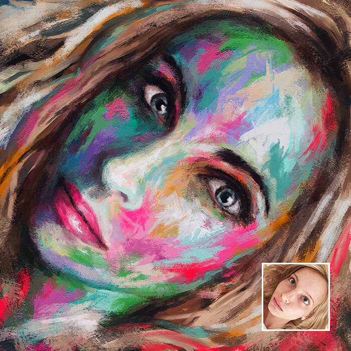 Заказать портрет в стиле Мастихин 16