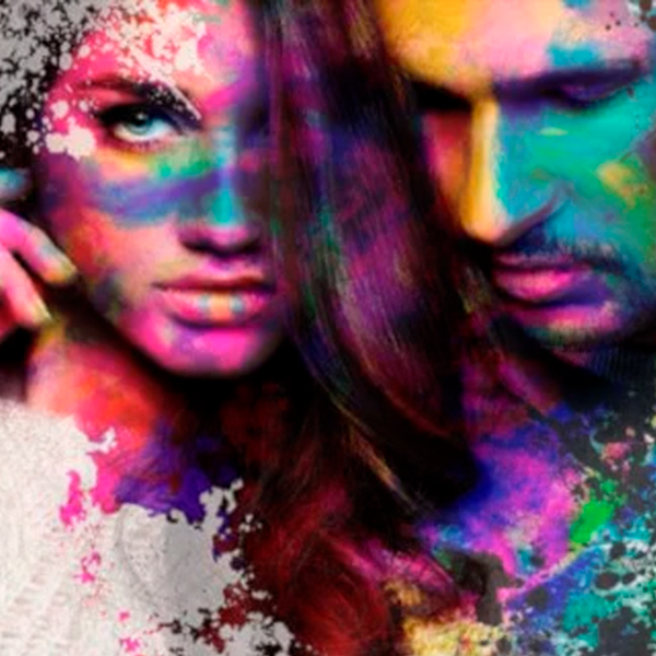 Заказать портрет в стиле  (Splash) в стиле поп-арт 21