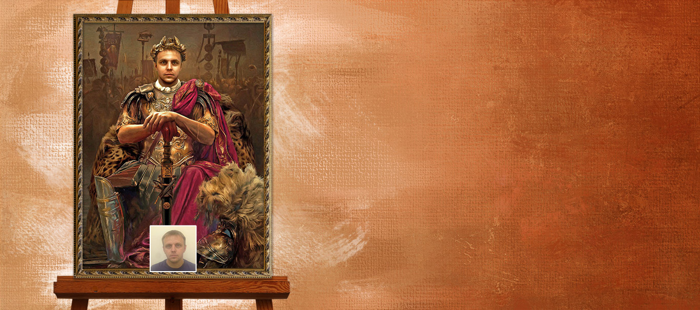 Портрет в образе по фотографии