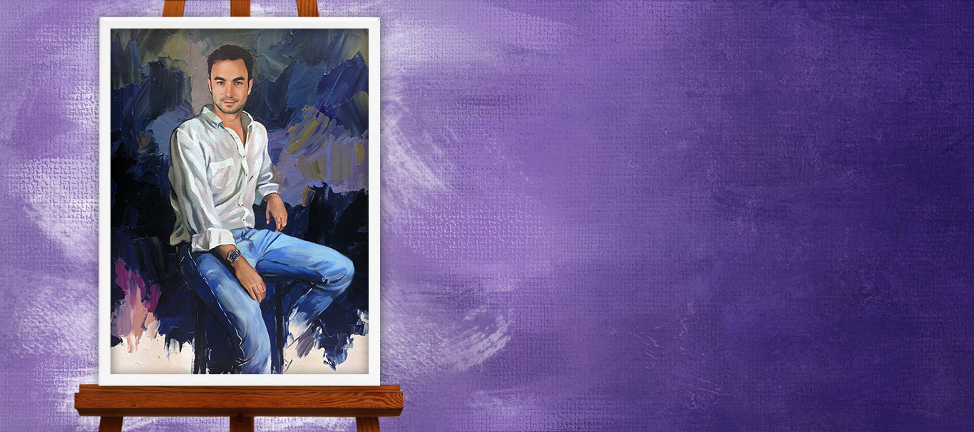 Мужские портреты на заказ