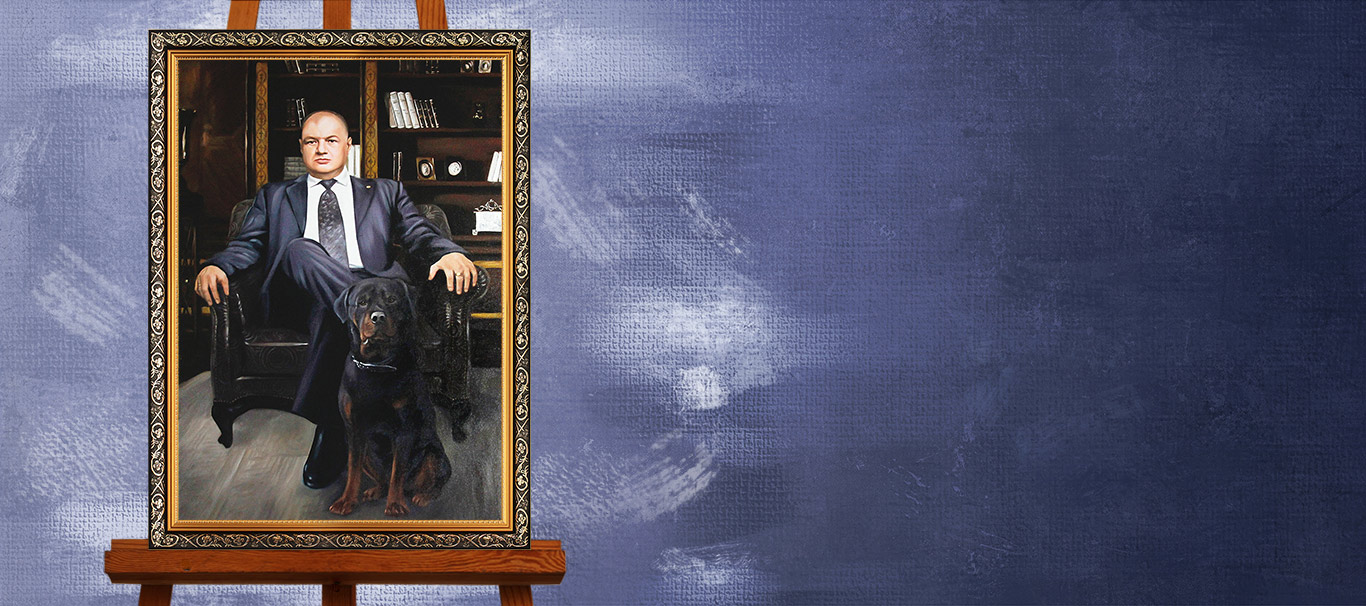 Портрет по фотографии маслом на холсте