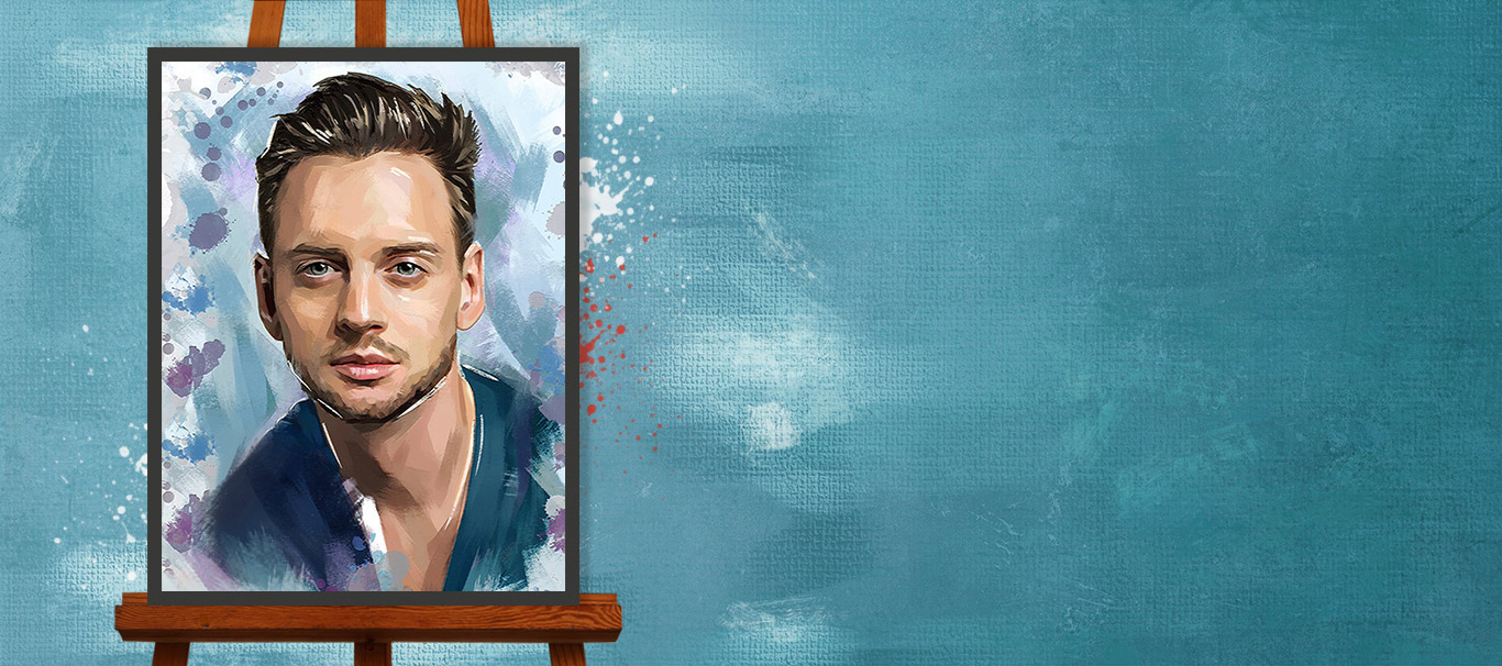 Мужские портреты на заказ