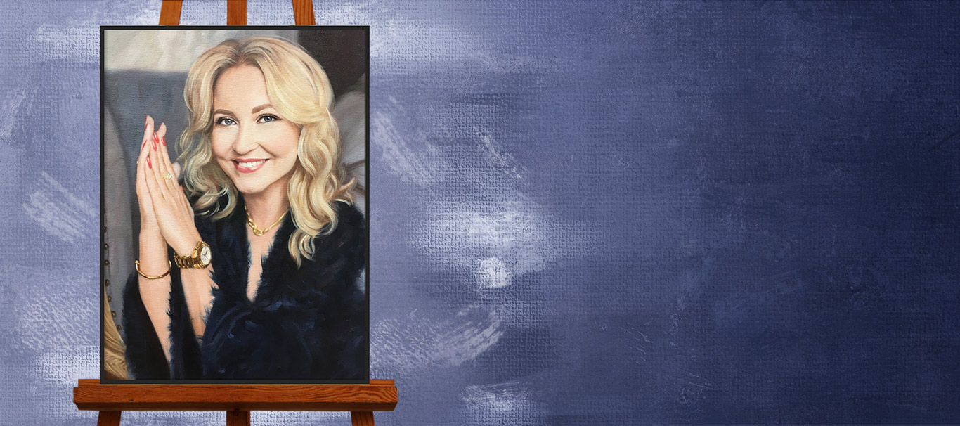 Портрет по фотографии маслом на холсте